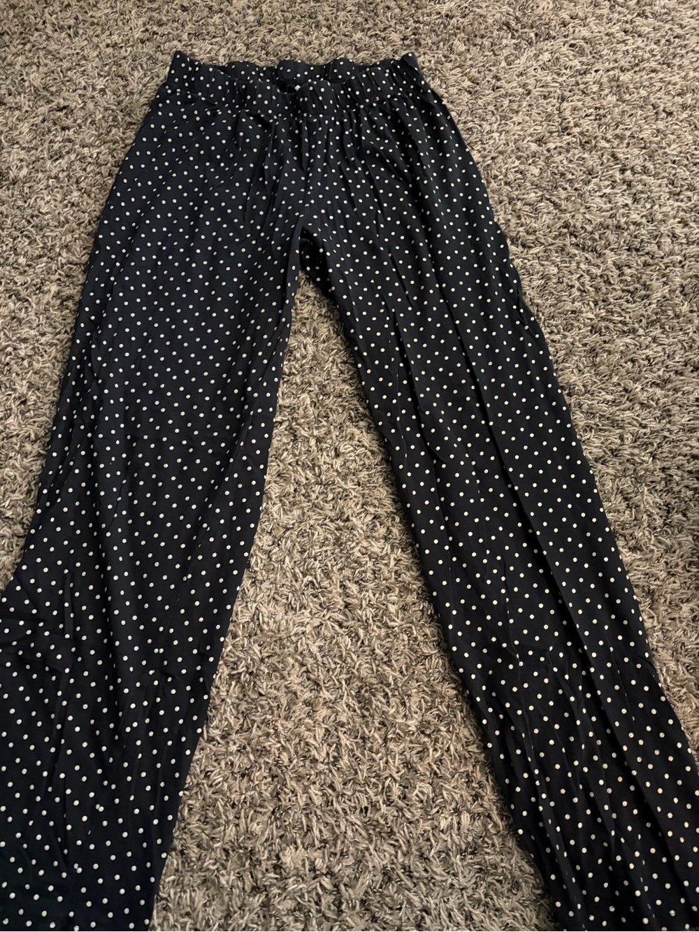 Womenโs Black Polka Dot PJ Pants